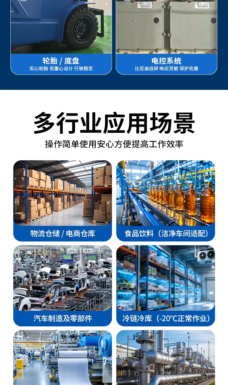 比亚迪3.8吨电动叉车(图6)